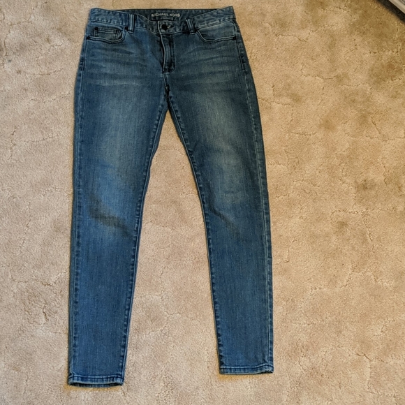 Michael Kors Sequin Pocket Skinny Jeans - Picture 2 of 5